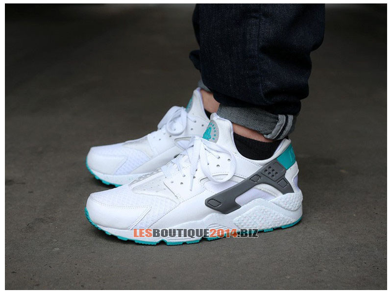 huarache blanche bleu