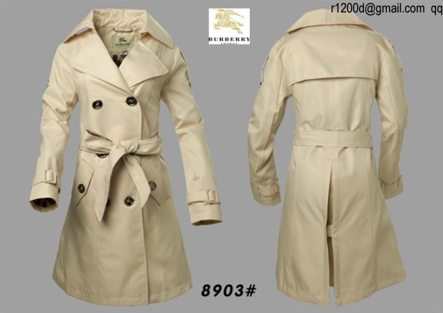 trench burberry femme occasion